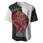 Personalized Civil Rights Movement Justice Fist Baseball Jersey