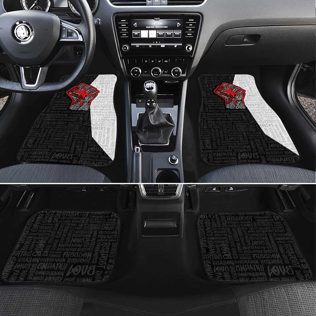 Personalized Civil Rights Movement Justice Fist Car Mats