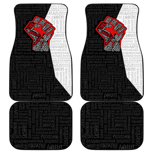 Personalized Civil Rights Movement Justice Fist Car Mats