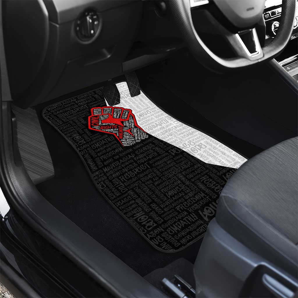 Personalized Civil Rights Movement Justice Fist Car Mats