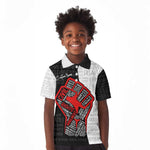 Personalized Civil Rights Movement Justice Fist Kid Polo Shirt