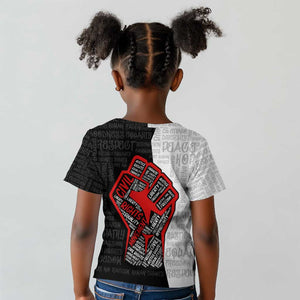 Personalized Civil Rights Movement Justice Fist Kid T shirt