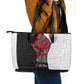 Personalized Civil Rights Movement Justice Fist Leather Tote Bag