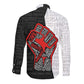 Personalized Civil Rights Movement Justice Fist Long Sleeve Button Shirt