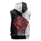 Personalized Civil Rights Movement Justice Fist Sleeveless Zip Hoodie - African Pride