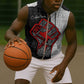 Personalized Civil Rights Movement Justice Fist Sleeveless Zip Hoodie - African Pride