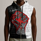 Personalized Civil Rights Movement Justice Fist Sleeveless Zip Hoodie - African Pride