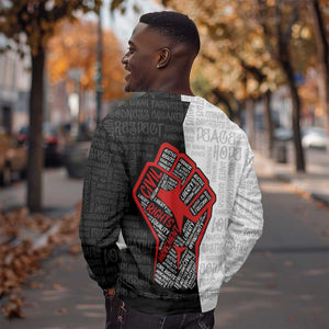 Personalized Civil Rights Movement Justice Fist Sweatshirt