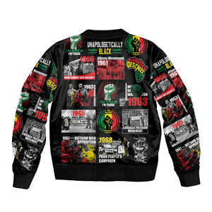 Civil Rights Movement Bomber Jacket Poster Art Black Pride