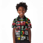 Civil Rights Movement Kid Polo Shirt Poster Art Black Pride