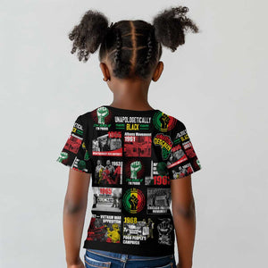 Civil Rights Movement Kid T shirt Poster Art Black Pride
