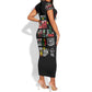 Civil Rights Movement Short Sleeve Bodycon Dress Poster Art Black Pride DT02