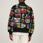 Civil Rights Movement Sleeve Zip Bomber Jacket Poster Art Black Pride