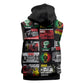 Civil Rights Movement Sleeveless Hoodie Poster Art Black Pride - African Pride