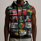 Civil Rights Movement Sleeveless Zip Hoodie Poster Art Black Pride - African Pride