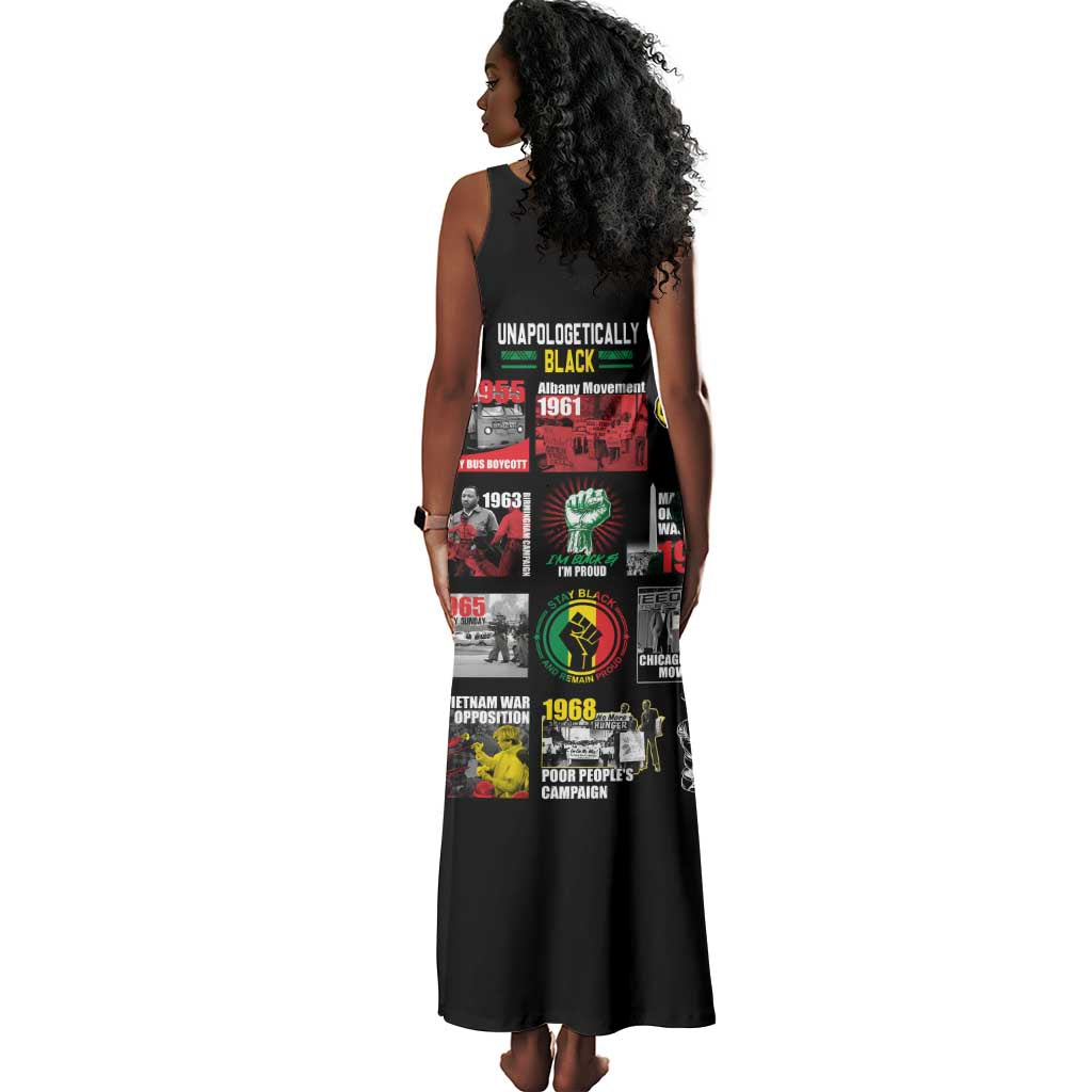 Civil Rights Movement Tank Maxi Dress Poster Art Black Pride