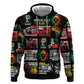 Civil Rights Movement Zip Hoodie Poster Art Black Pride
