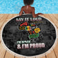 I'm Black and I'm Proud - Personalized African Beach Blanket