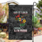 I'm Black and I'm Proud - Personalized African Garden Flag