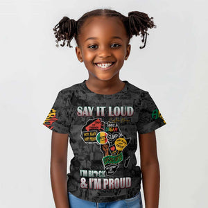 I'm Black and I'm Proud - Personalized African Kid T shirt