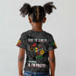 I'm Black and I'm Proud - Personalized African Kid T shirt