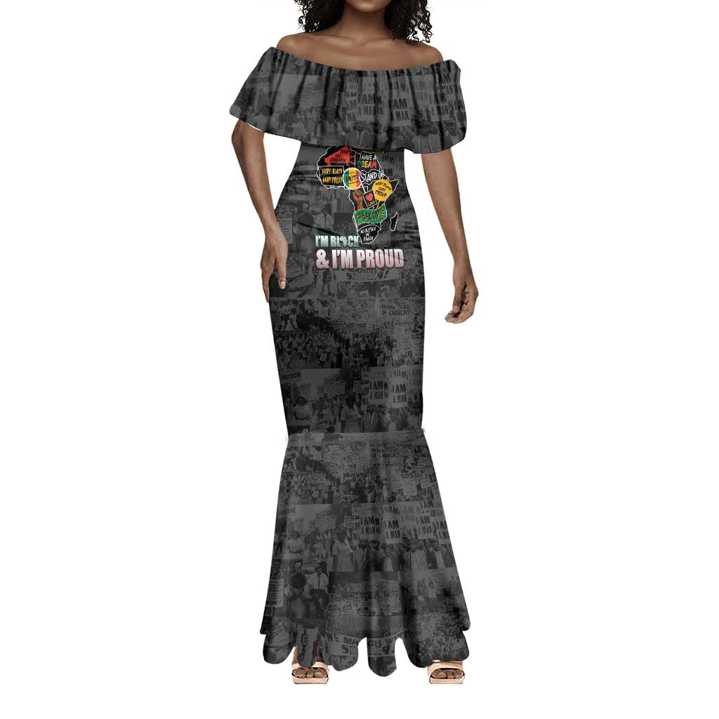 I'm Black and I'm Proud - Personalized African Mermaid Dress