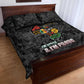 I'm Black and I'm Proud - Personalized African Quilt Bed Set