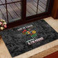 I'm Black and I'm Proud - Personalized African Rubber Doormat