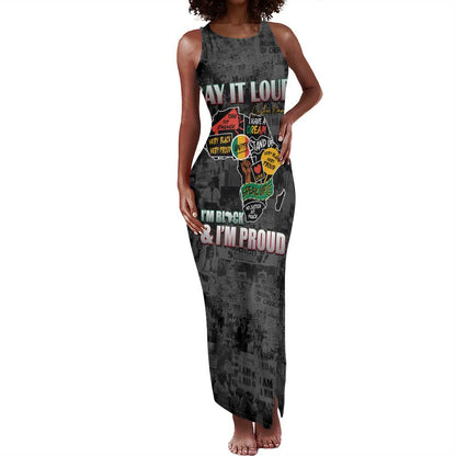 I'm Black and I'm Proud - Personalized African Tank Maxi Dress