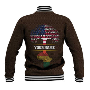 African Roots Design - Custom Personalized Baseball Jacket