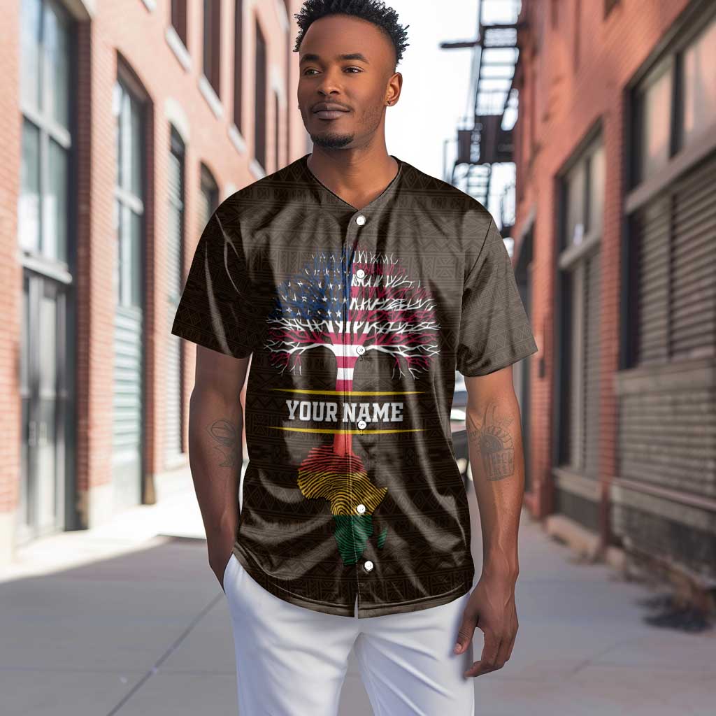 African Roots Design - Custom Personalized Baseball Jersey