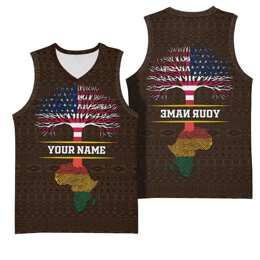 African Roots Design - Custom Personalized Basketball Jersey - African Pride