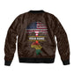 African Roots Design - Custom Personalized Sleeve Zip Bomber Jacket