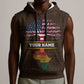 African Roots Design - Custom Personalized Sleeveless Hoodie - African Pride