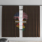 African Roots Design - Custom Personalized Window Curtain