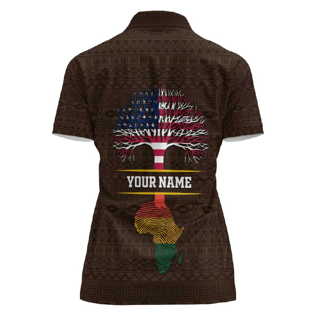 African Roots Design - Custom Personalized Women Polo Shirt