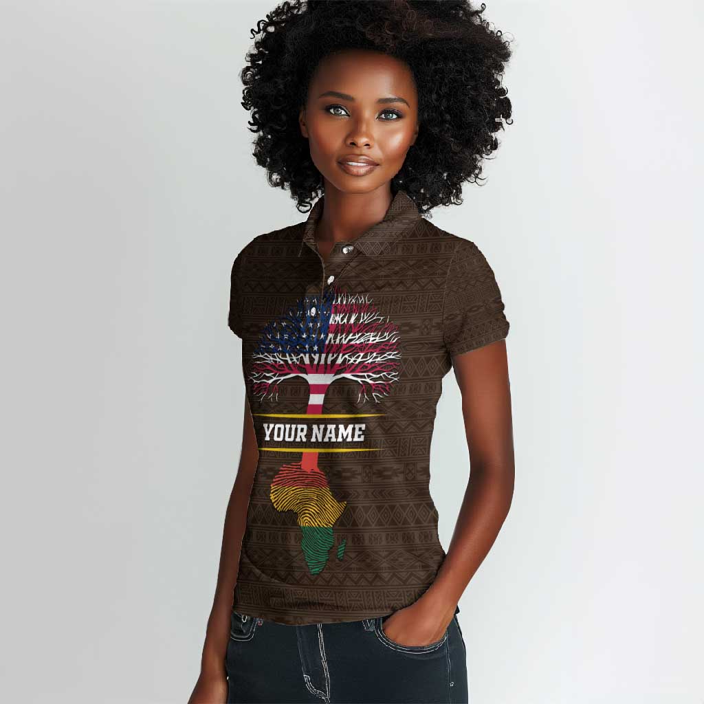 African Roots Design - Custom Personalized Women Polo Shirt