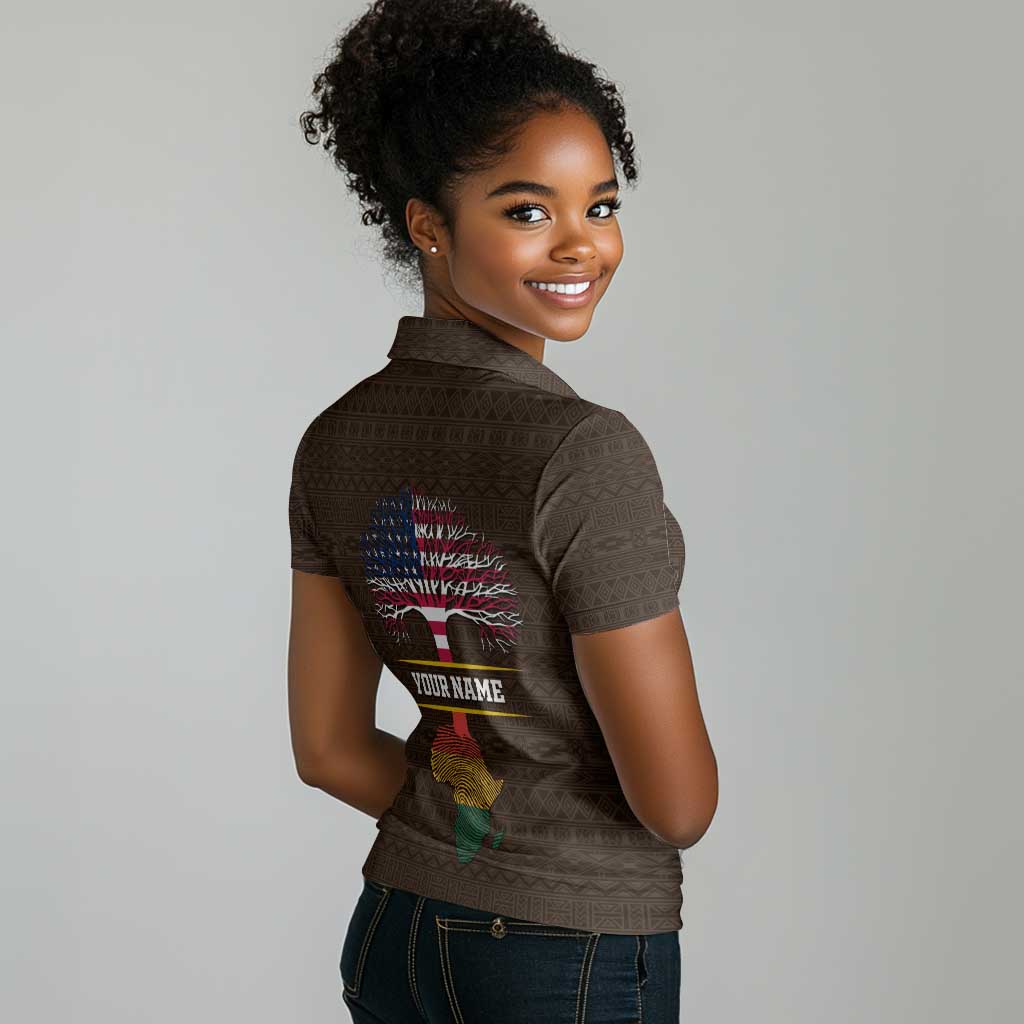 African Roots Design - Custom Personalized Women Polo Shirt