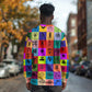 Multi Color Adinkra Symbols Long Sleeve Shirt African Adrinkra DT02