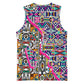 African Ndebele Pattern Basketball Jersey - African Pride