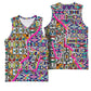 African Ndebele Pattern Basketball Jersey - African Pride