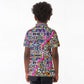 African Ndebele Pattern Kid Polo Shirt