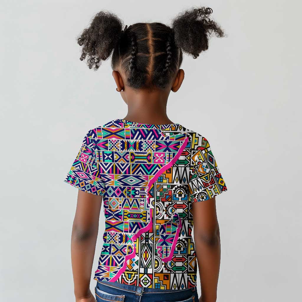 African Ndebele Pattern Kid T shirt