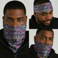 African Ndebele Pattern Neck Gaiter - African Pride