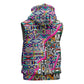 African Ndebele Pattern Sleeveless Hoodie - African Pride