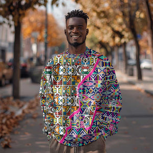 African Ndebele Pattern Sweatshirt