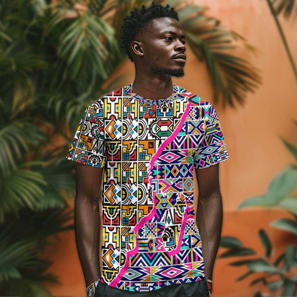 African Ndebele Pattern T shirt