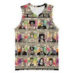 All My Heroes Have FBI Files Basketball Jersey Civil Rights Leaders - African Pride