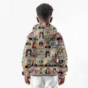 All My Heroes Have FBI Files Kid Hoodie Civil Rights Leaders