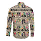 All My Heroes Have FBI Files Long Sleeve Button Shirt Civil Rights Leaders